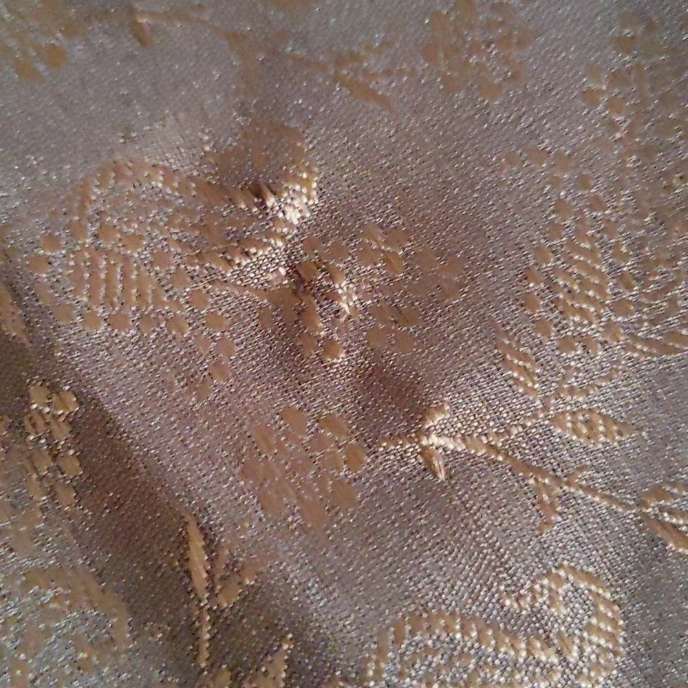 Large Pocket Silk Scarf in Brown & Tan